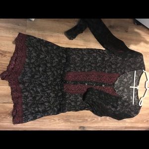 Long sleeve romper gauze free people